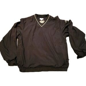 Vtg 90s Haagen Dazs Windbreaker Pullover L Cutter & Buck Windtec Golf Nylon Retr